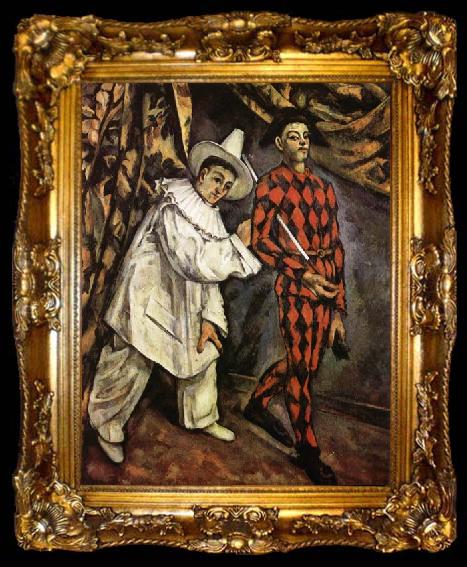 framed  Paul Cezanne Mardi Gras, ta009-2